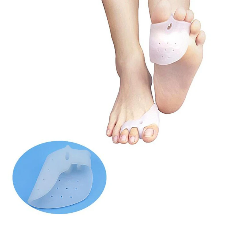 2Pcs Gel Foot Care Tool Bunion Corrector Bone Big Toe Protector Hallux Valgus Straightener Spreader Pedicure | Красота и здоровье