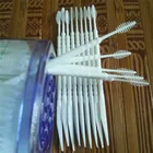 240 шт., овальные двухсторонние зубные палочки в коробке, сверхтонкие зубочистки, бамбуковые палочки для ухода за полостью рта, инструмент для чистки зубов и остатков пищи