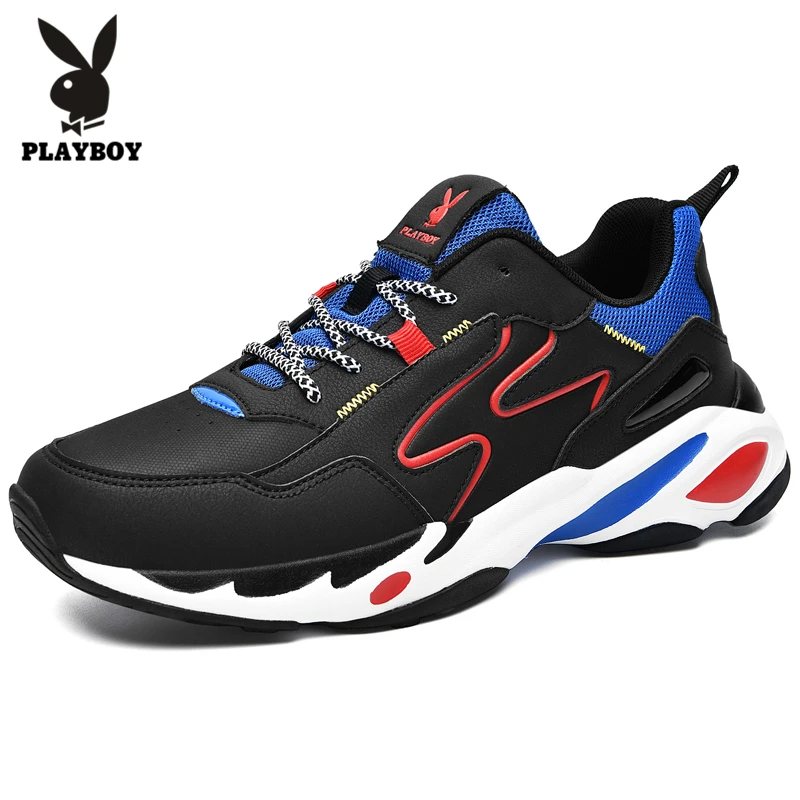

PLAYBOY New Adult Breathable Comfort Sneakers Men Casual Shoes Fashion Men Shoes Lace Up Men Sneakers Zapatillas Deportiva