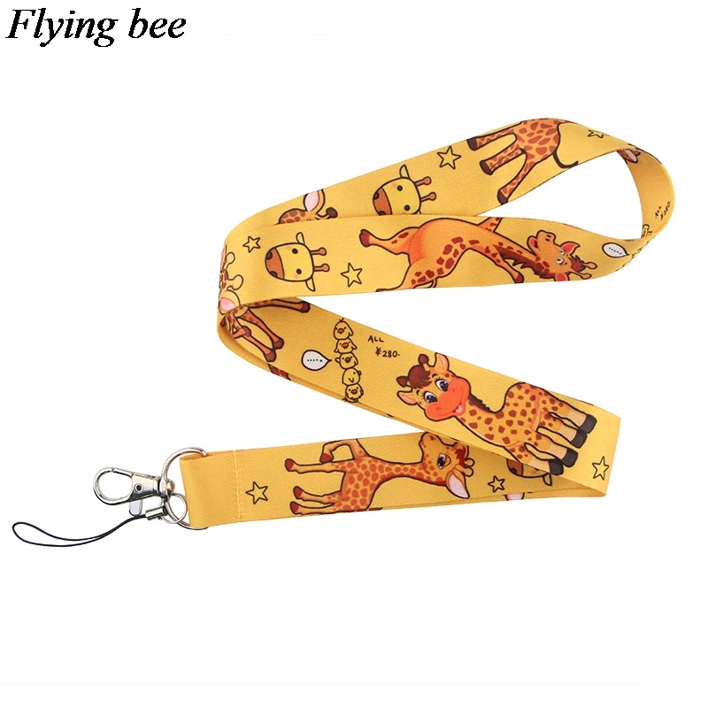 Ремешок для Телефона Flyingbee с изображением животных брелок в виде жирафа женский