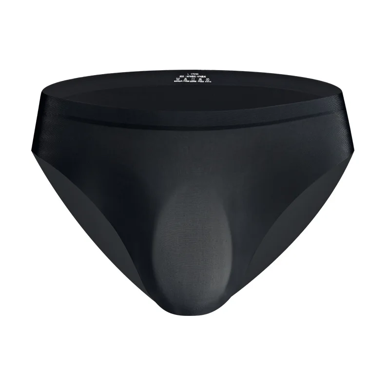 Трусы мужские шелковые ультратонкие дышащие полупрозрачные с низкой талией |