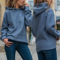 2020 new autumn winter long sleeve women sweatshirts blue gray loose casual hoodies female pullover streetwear cotton tops lady