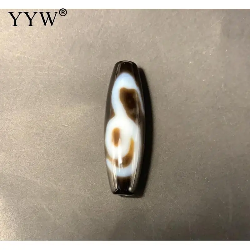 

Vintage Jewelry Buddhist Bead Natural Tibetan Dzi Agates Stone Beads Size Approx 12x38mm Black Antique Agates Beads