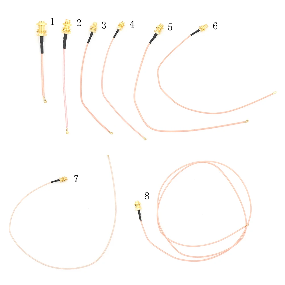 

1PCS Antenna RF Pigtail Cable Jumper for PCI WiFi Card RP-SMA Jack to IPX RG178 Extension Cord IPX to RP-SMA Female Connector