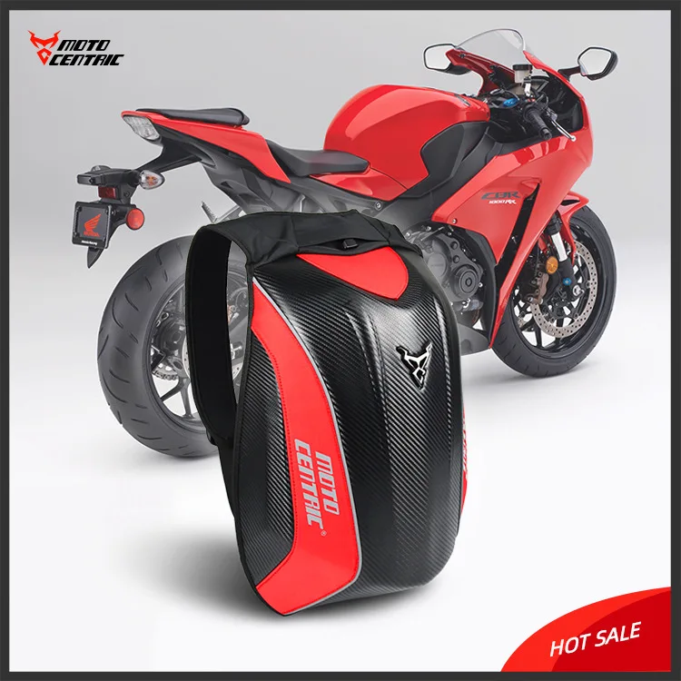 Black red D Moto rcycle водонепроницаемый гоночный Мото шлем Дорожные сумки чемодан сумки с рюкзак велосипедиста Хвост сумка мужские мото rbike сумки - Название цвета: Black red D