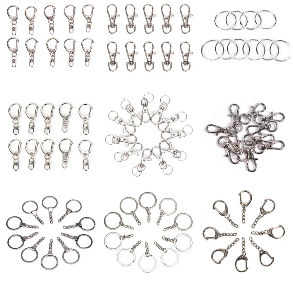 10 шт посеребренные металлические шарнирная застежка Омар зажимы крючок для