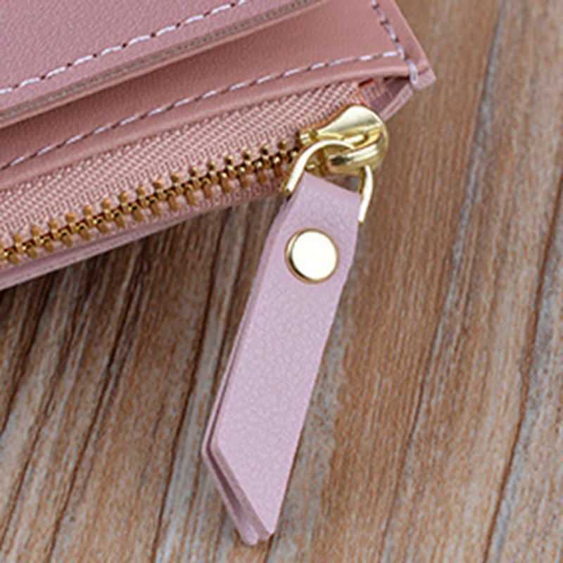 

Fashionable Long Patchwork Hasp Female Purse High Quality Contrast