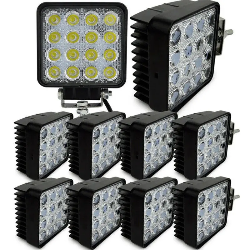 Новый 48 Вт Точечный светильник светодиодный для бездорожья рабочий прожектор 12 В