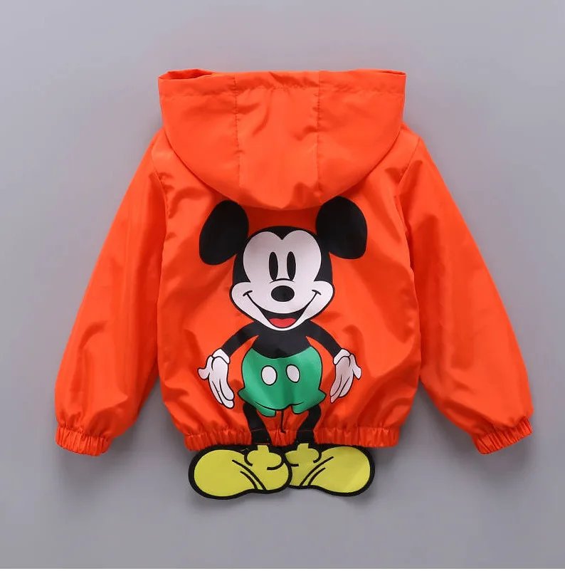 Весенне-осенние куртки для мальчиков новые модные детские пальто с капюшоном и