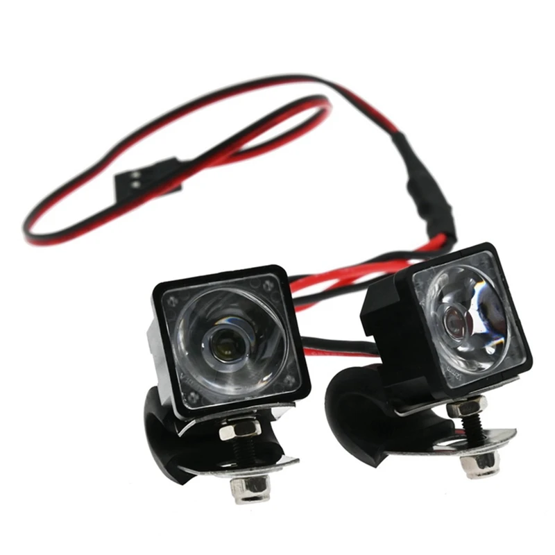 

Автомобильные светодиодные фары на радиоуправлении, фары, прожектор для 1/10 RC Crawler Axial Traxxas TRX4 TRX6 SCX10 90046 Wraith RR10 MST Redcat