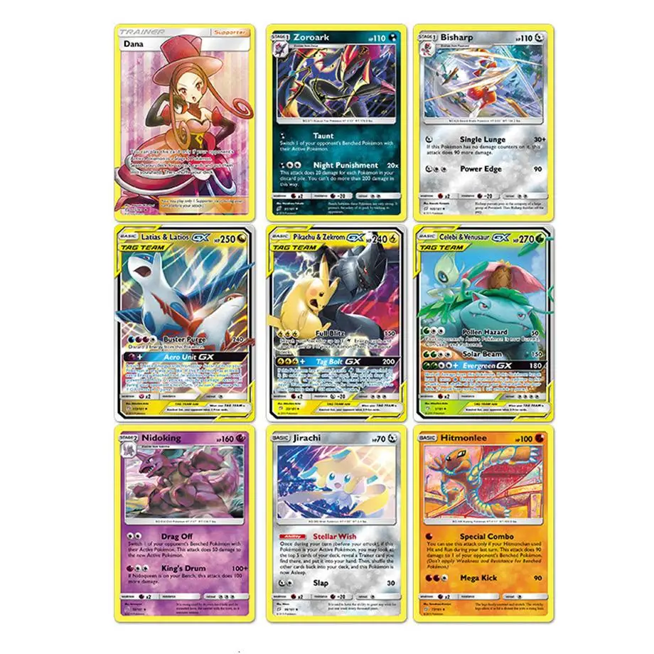 

324pcs Pokemon card TCG: Sun & Moon Unified Minds Trading Card Game A Box of 36 Bags Collection