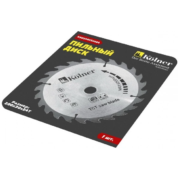 Диск Kolner KSD 200*30*24|Полотна для пил| |