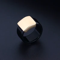 fashion wide rings for women fingers goldsilver color trendy statement ring new fashion jewelry