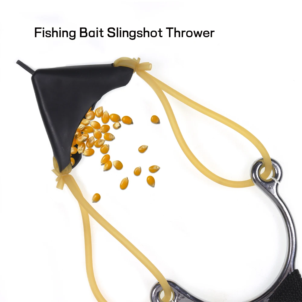 1 шт. Нержавеющая сталь для доставки прикорма и оснастки кормушка катапульта