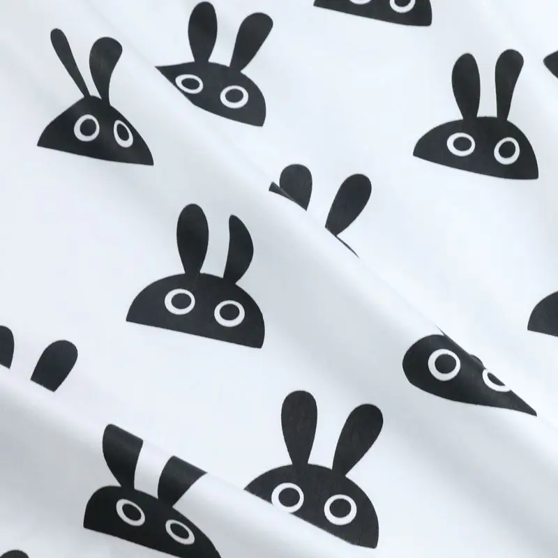 160cm*50cm Black white heart peach car arrow cotton fabric DIY bedding apparel dress patchwork kids handwork cloth | Дом и сад