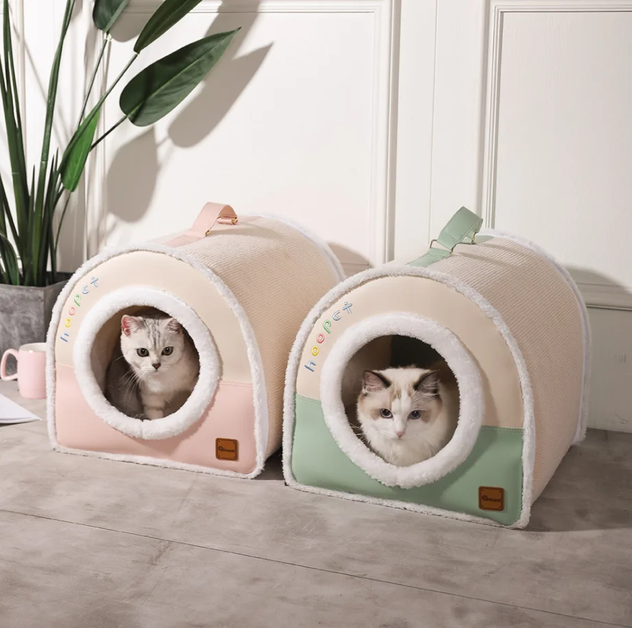 

Cat Cave Removable Cover Washable Pet Beds Cute Cat Tent House Puppy Nest For Cat