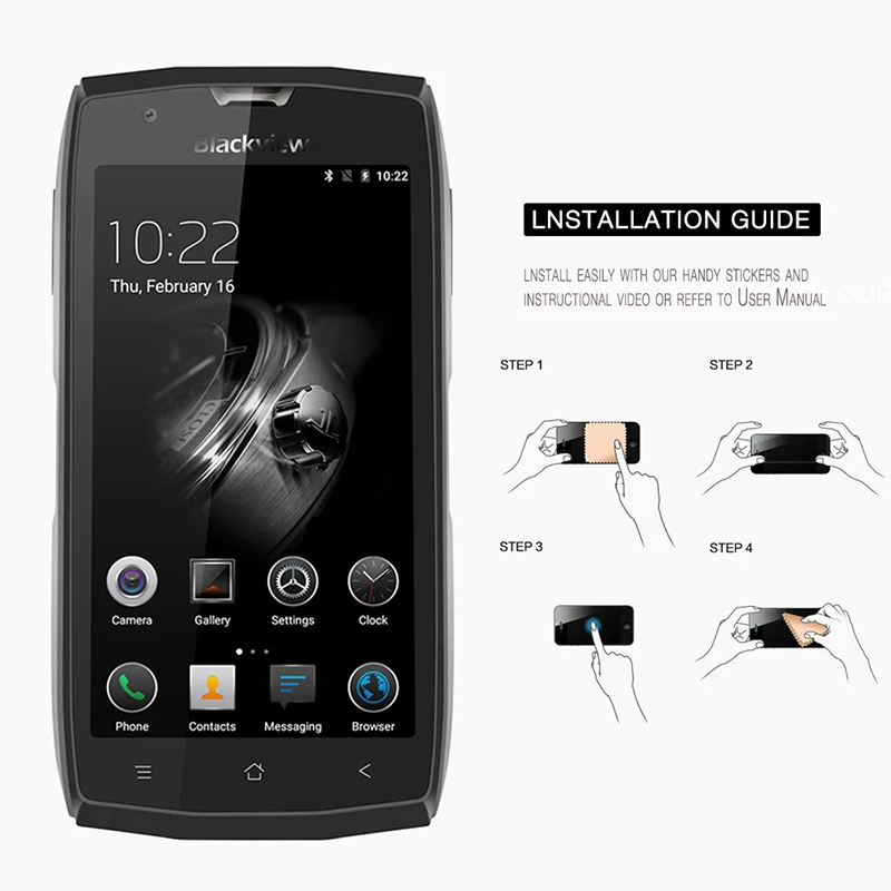 Ультратонкое закаленное стекло Blackview BV7000 Pro 9H Защитная пленка для передней панели