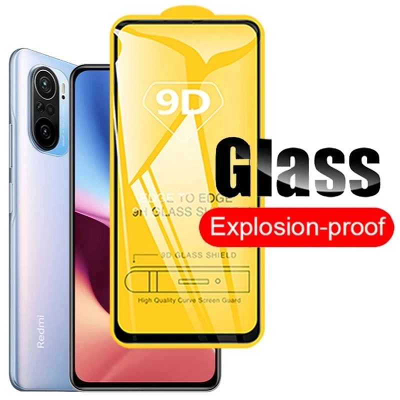 

6-in-1 9D Tempered Glass Screen Protectors for Redmi Note 10 Pro Max 10S 9T Protective Camera Lens Film for Redmi Note 9 Pro 9S