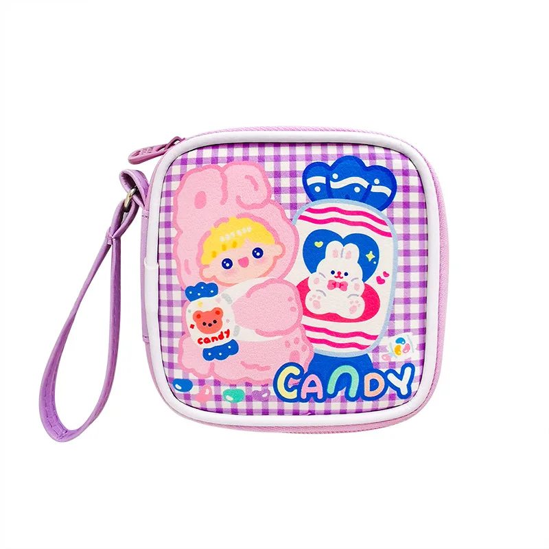 Наушники Kawaii чехол сумка для хранения Носки с рисунком медведя из мультика