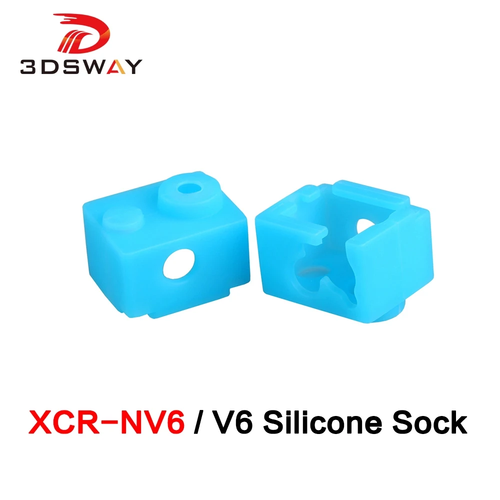 3DSWAY 3D принтеры часть силиконовые носки с подогревом Блок Чехол XCR NV6