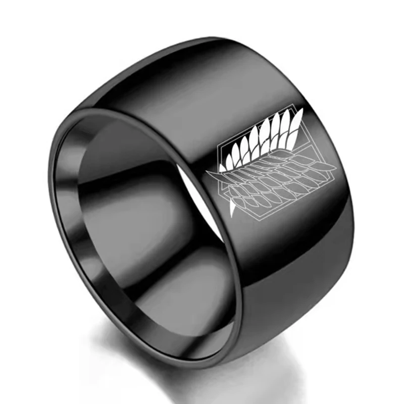 Кольцо из нержавеющей стали для мужчин и женщин ювелирное изделие с