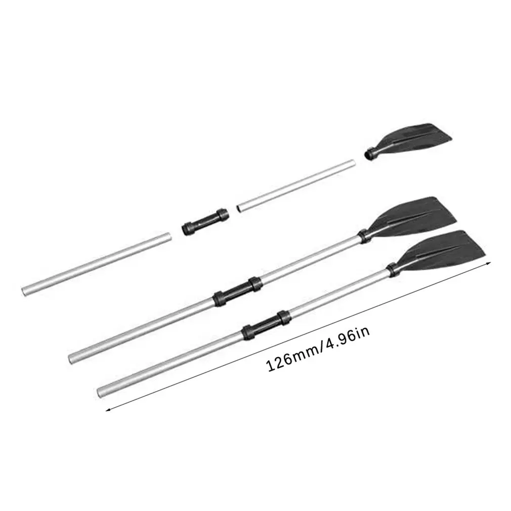 

126cm Aluminum Alloy Detachable Float Afloat Oars Fitting Boat Rafting Paddle Canoe Oar boating Accessories drop shipping
