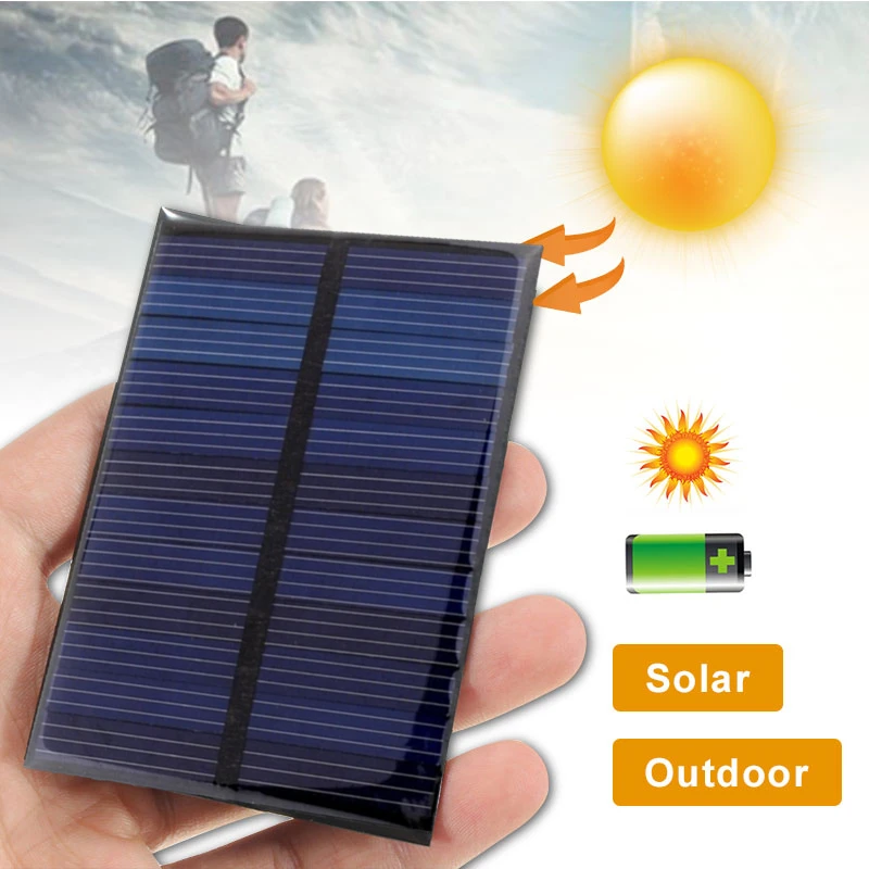 Мини зарядное устройство на 6 в 0 Вт поликристаллический DIY Аккумулятор