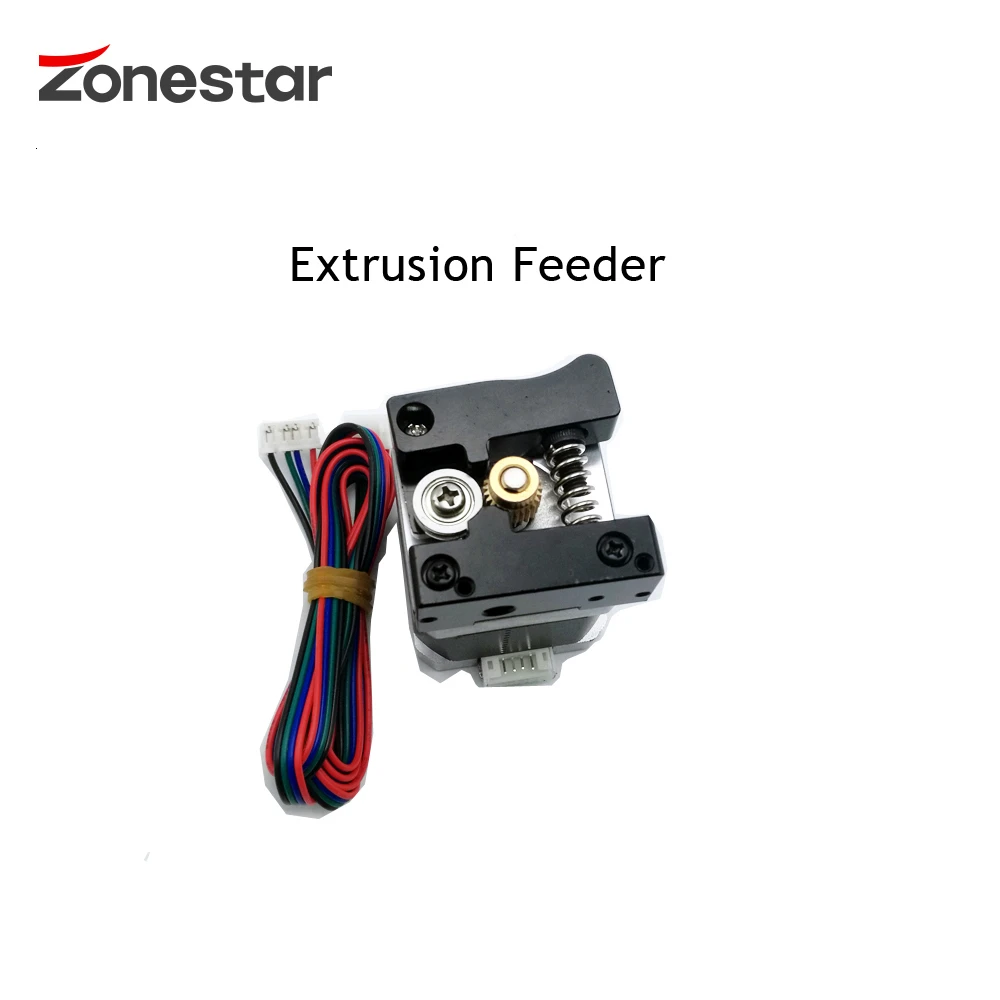 ZONESTAR штранг прессования фидера части черный алюминиевый блок DIY комплект