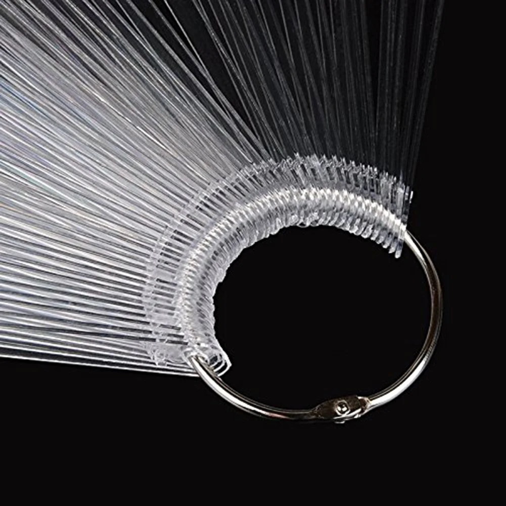 Модные веерообразные палочки для дизайна ногтей 50 шт. демонстрационная доска