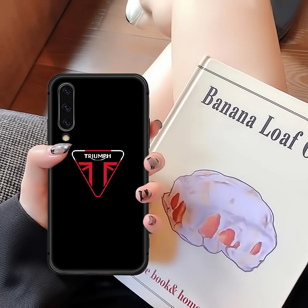 

Triumph Motorcycle Logo Phone Case Cover For Samsung Galaxy A7 8 10 20 20e 21 30 30S 31 41 50 50S 51 70 71 91 black Cover Tpu