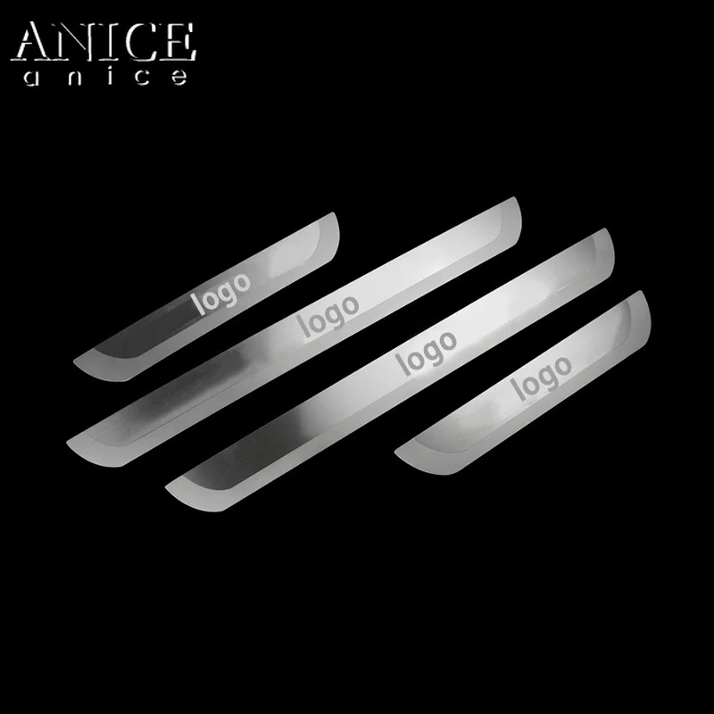 4 шт. накладки из нержавеющей стали на пороги для Toyota Corolla 2014 2015 2016 20172018|Наклейки