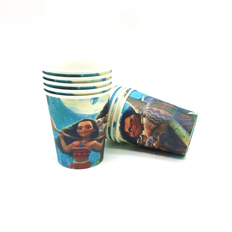 

83Pcs Disney Moana Disposable Tableware Set Paper Napkins Plate Cup For Baby Shower Wedding Birthday Party Decoration Home Decor