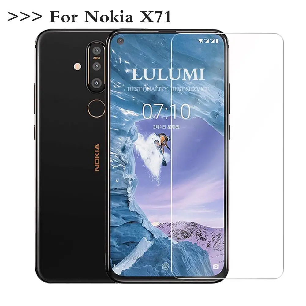9D Защитное стекло для Nokia X 71 Защита экрана X71 закаленное стекло|Защитные стёкла и