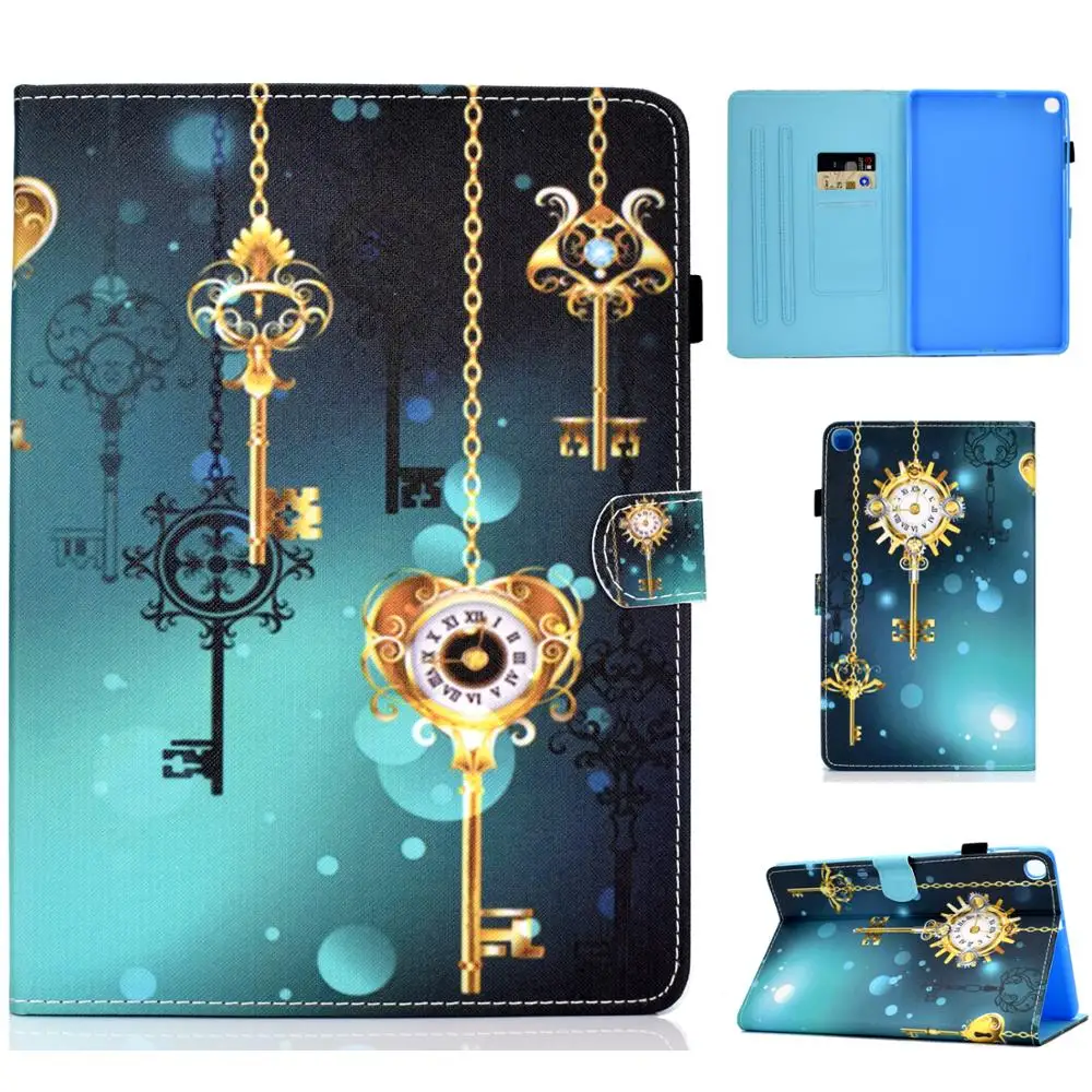 Чехол для планшета Samsung Galaxy Tab S6 Lite чехол Kawaii Panda кожаный SM P610 P615 10 4 дюйма + ручка |