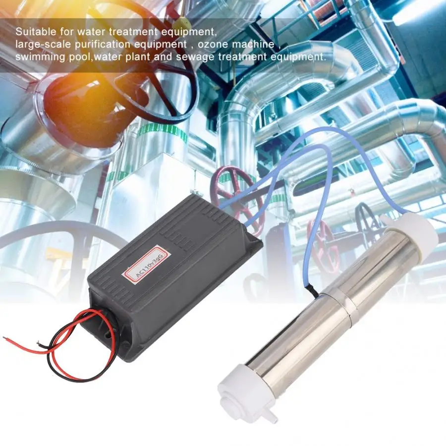 

3g AC 110v Ozone Generator Ozone Tube DIY for Water Plant Purifier High Quality