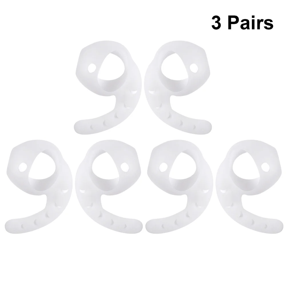 

3Pairs Non-slip Silica Earphone Case Cover Anti-lost Earphone Cover for Wireless Earphone Accessories for Airpods Wireless
