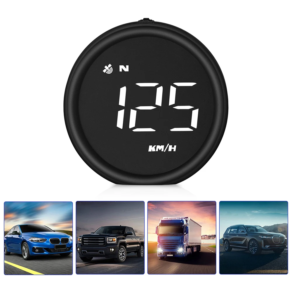 Car Head Up Display KM/h MPH Overspeed Alarm Speedometer Smart Gadgets GPS HUD Digital Gauges Auto Electronics Accessories
