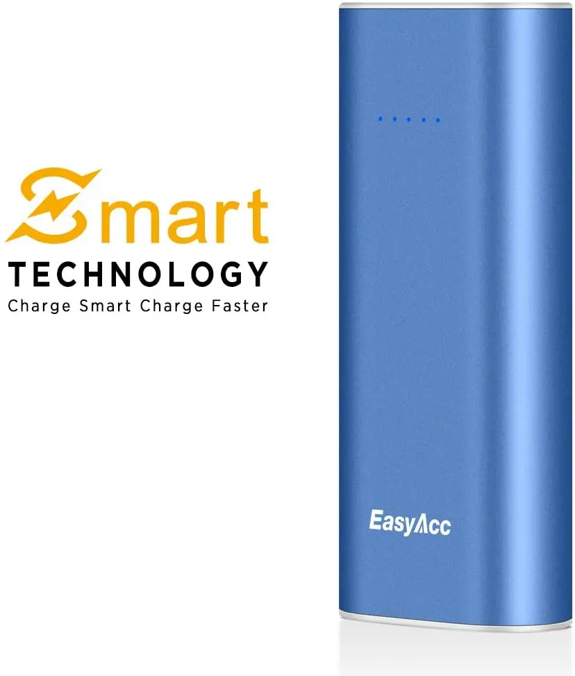 EasyAcc 2nd Gen. Metal 6400mAh Power Bank Bar внешний аккумулятор портативное зарядное устройство