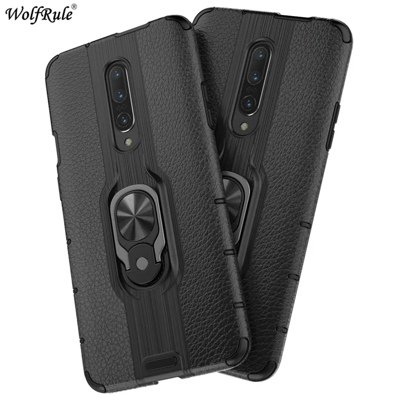 Кольцевой кронштейн чехол для телефона на Oneplus 7 Pro Чехол защитный жесткий Бампер