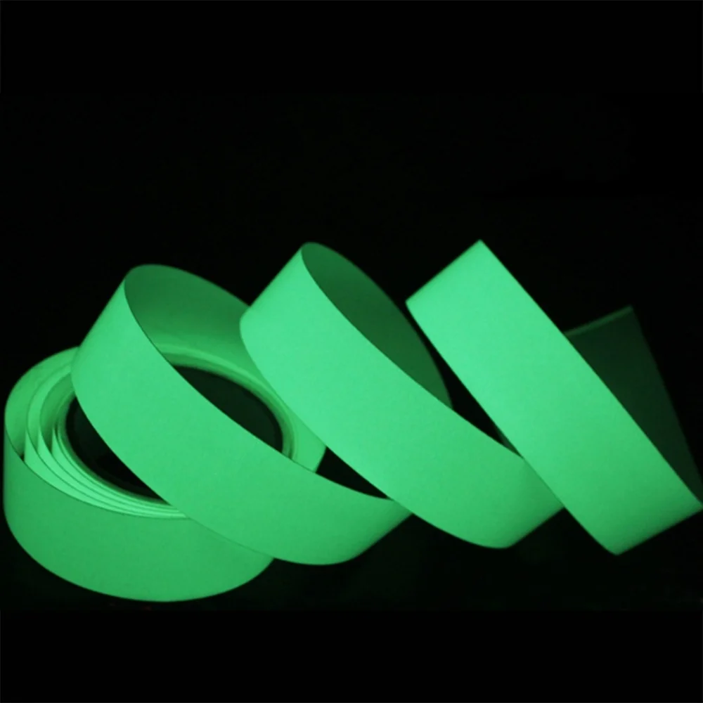 

Luminous Tape 20 m Waterproof Removeable Photoluminescent Stickers Safety Signs Party Decoration Steps Stage Exits Marker(Green)