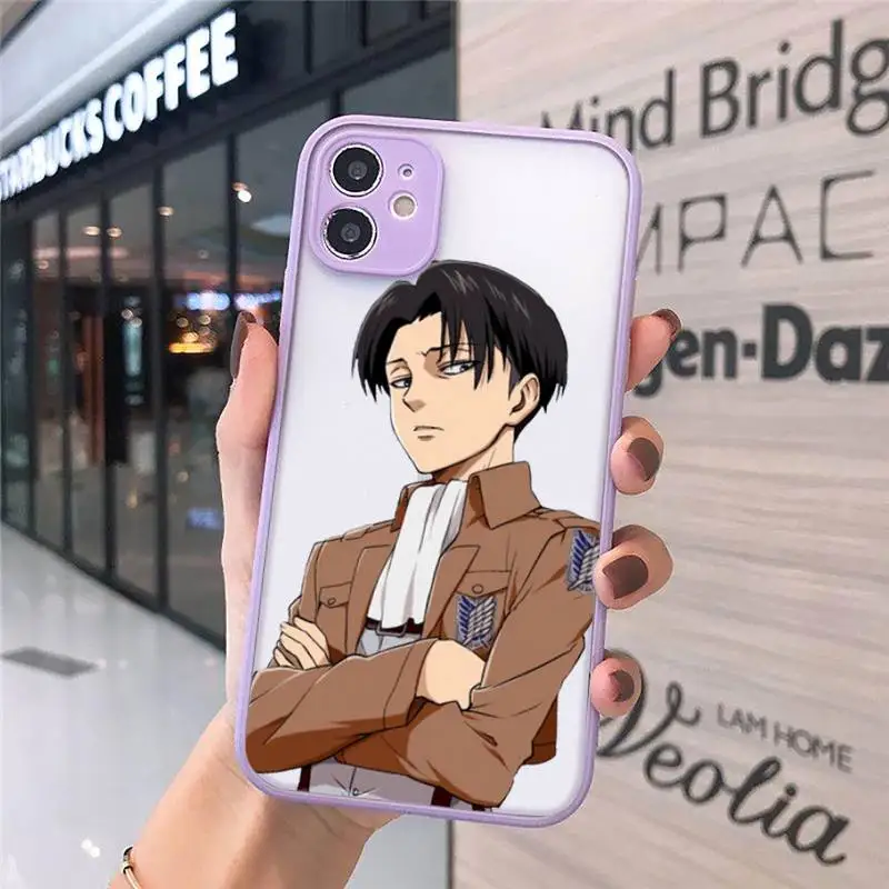 

Attack On Titan Japan anime Phone Cases matte transparent For iphone 7 8 11 12 plus mini x xs xr pro max cover