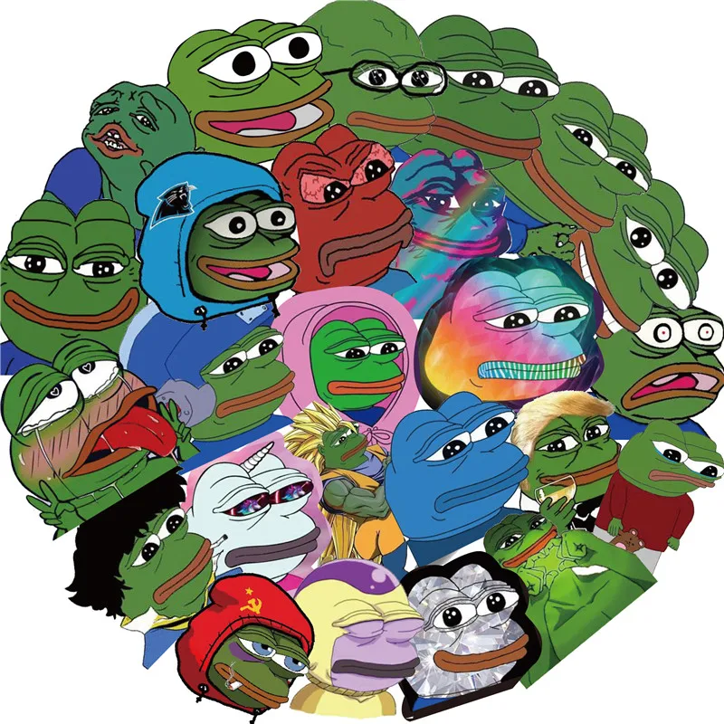 50 шт./лот граффити наклейка Spoot Frog для ноутбука багаж скейтборд автомобиль