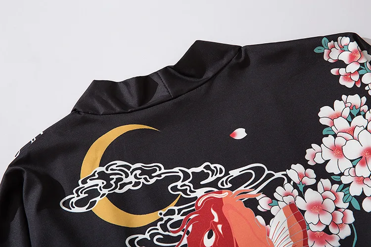 Japanese Kimono Traditional Print Yukata Men Women Kimonos Cardigan Femme Coat Cosplay Costumes Unisex Leisure Shirts | Тематическая