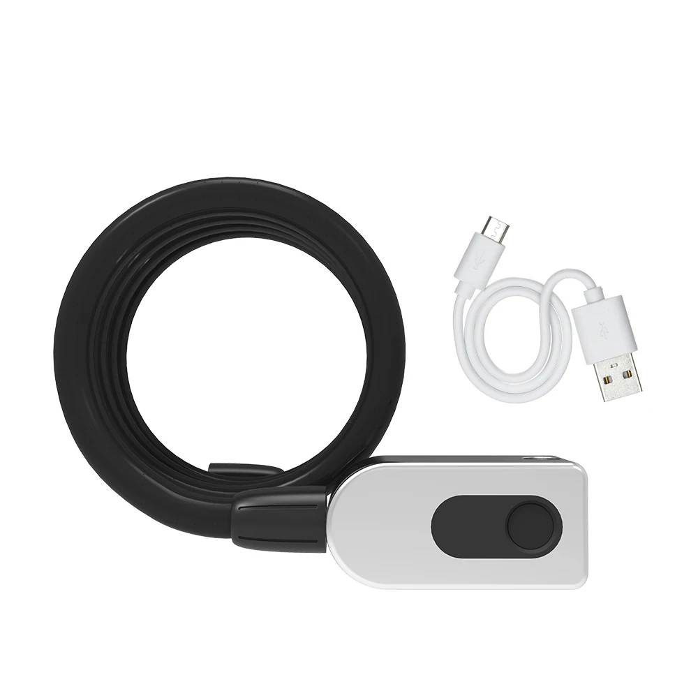 Smart Keyless Bike замок отпечатков пальцев 20 комплектов разблокировка USB Перезаряжаемый