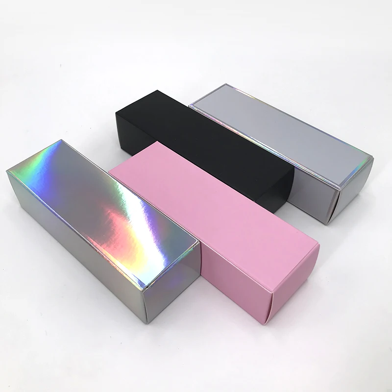 Бумажная коробка с логотипом на заказ для наращивания ресниц шампуня пены чистки