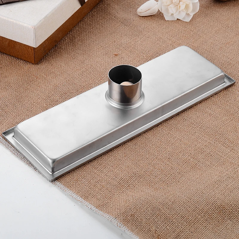 Линейный Слив для пола слив ванной комнаты из нержавеющей стали крышка Слива