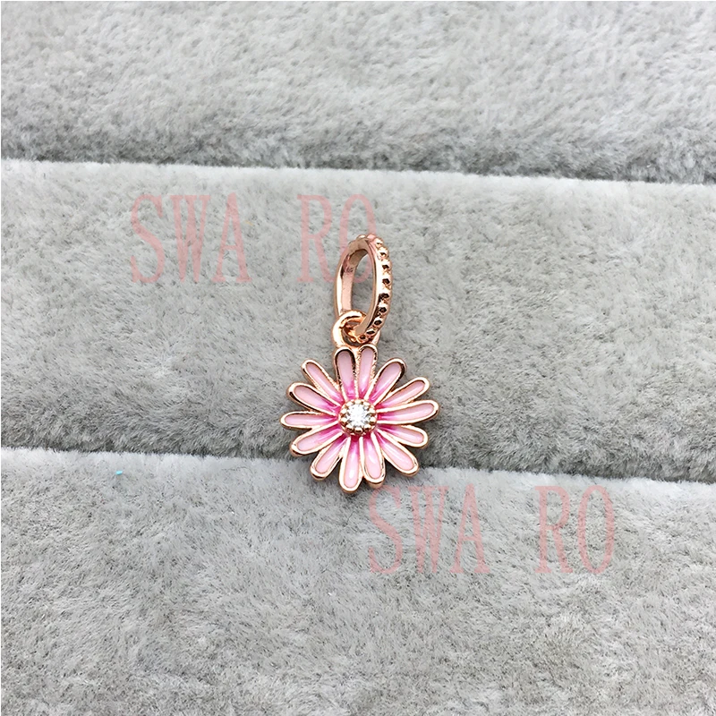 

2020 Spring 925 Silver New Rose Gold Daisy ZT0576 Bracelet Set Romantic Beauty Original Ladies Jewelry Gift