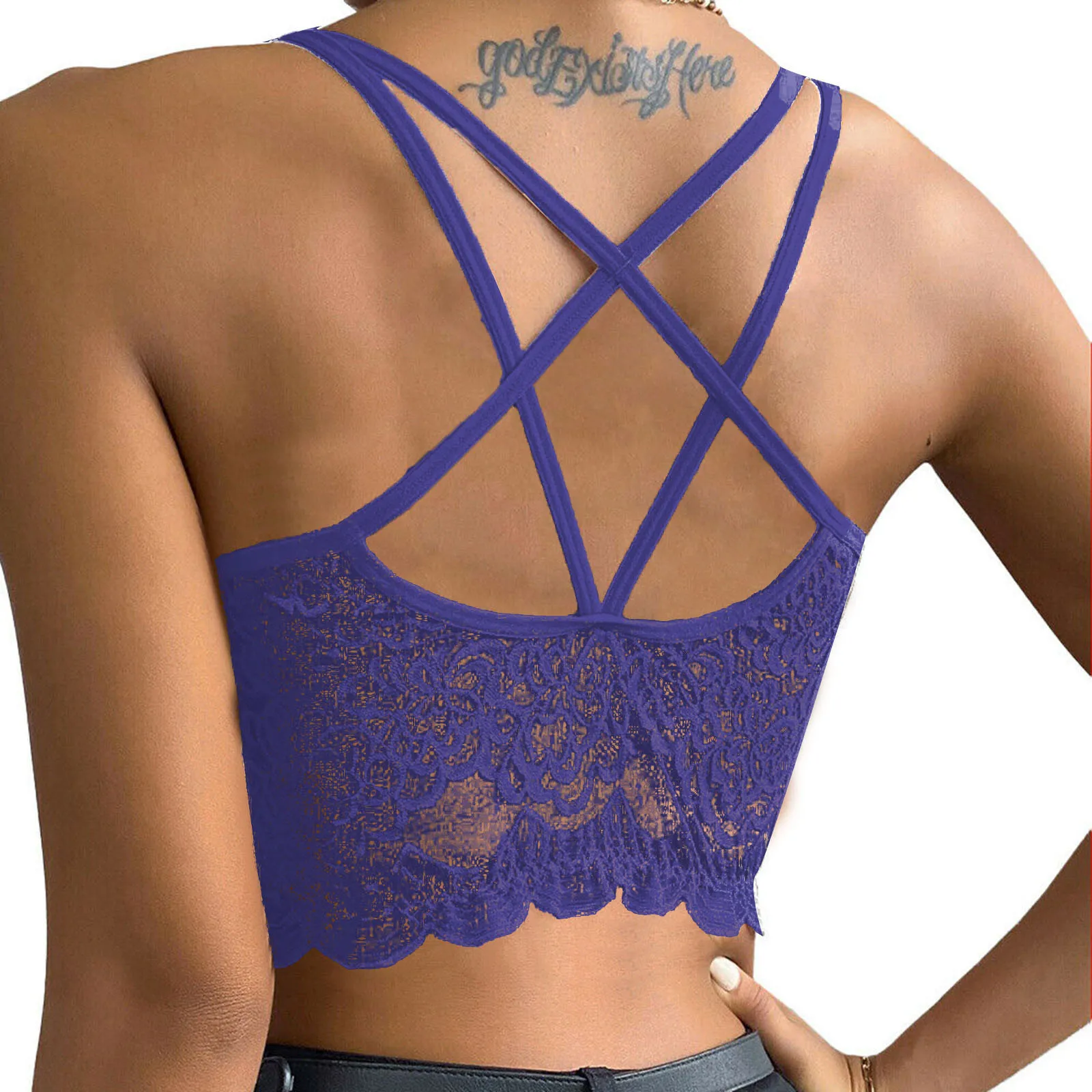 Женский кружевной жилет укороченные топы сексуальный женский бюстгальтер без