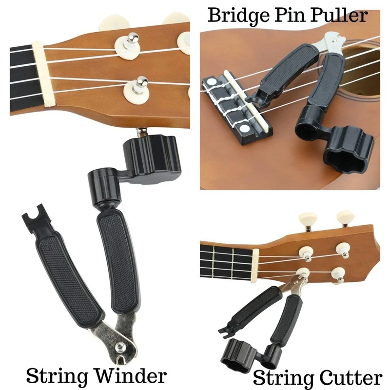 

HOT Guitar Tools Kit Musician's Repair Maintenance Accessories Set for Guitar Ukulele Bass Mandolin Banjo