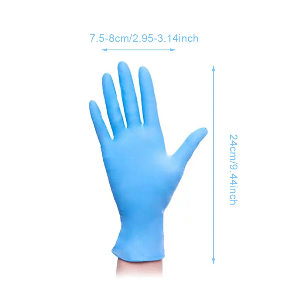 20PCS Children Disposable Nitrile Gloves Kindergarten Graffiti Painting Pinch Mud Girls/Boys Tight Short |